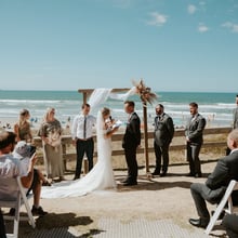 Wedding Ceremony On Deck